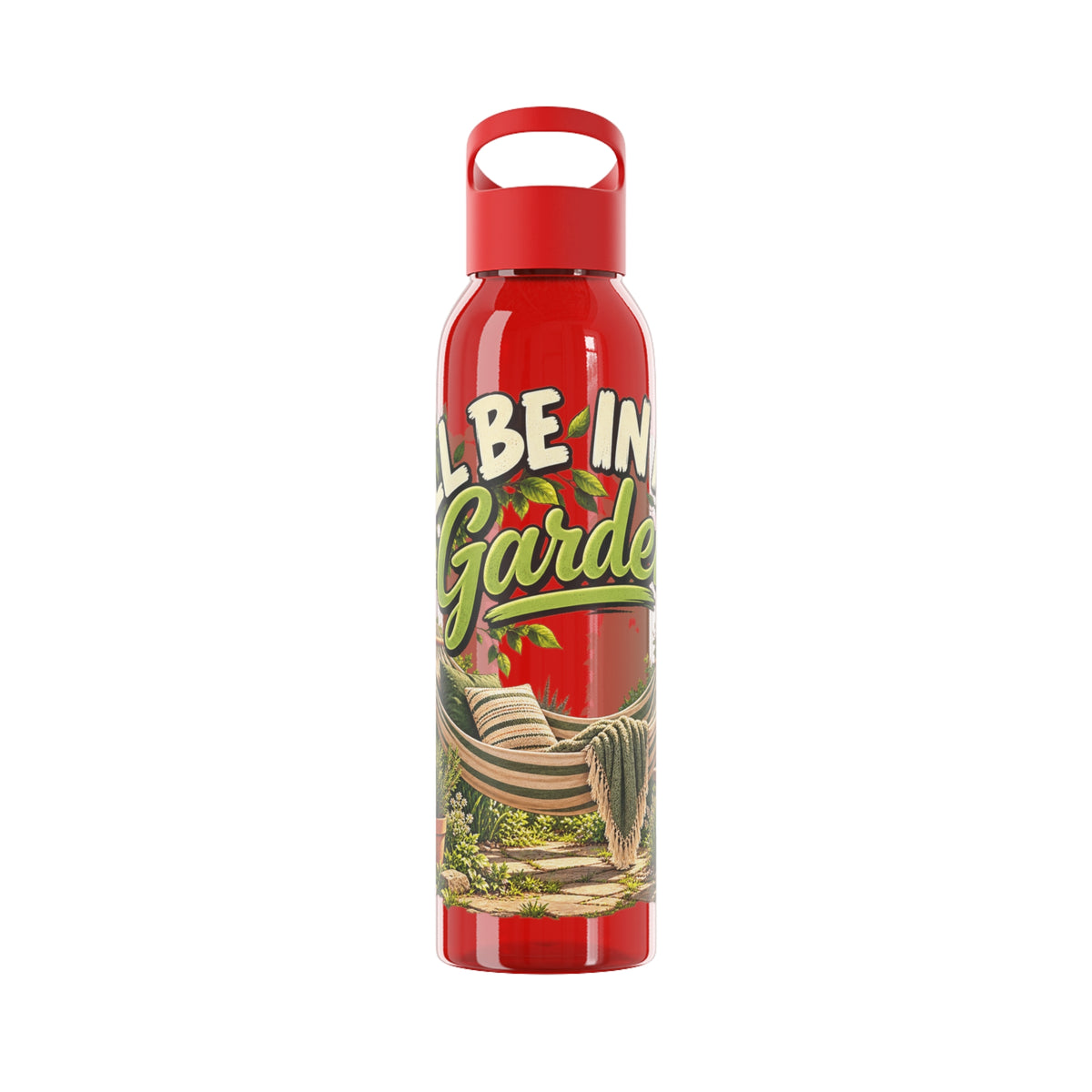 I'll Be In My Garden – Slimline Water Bottle