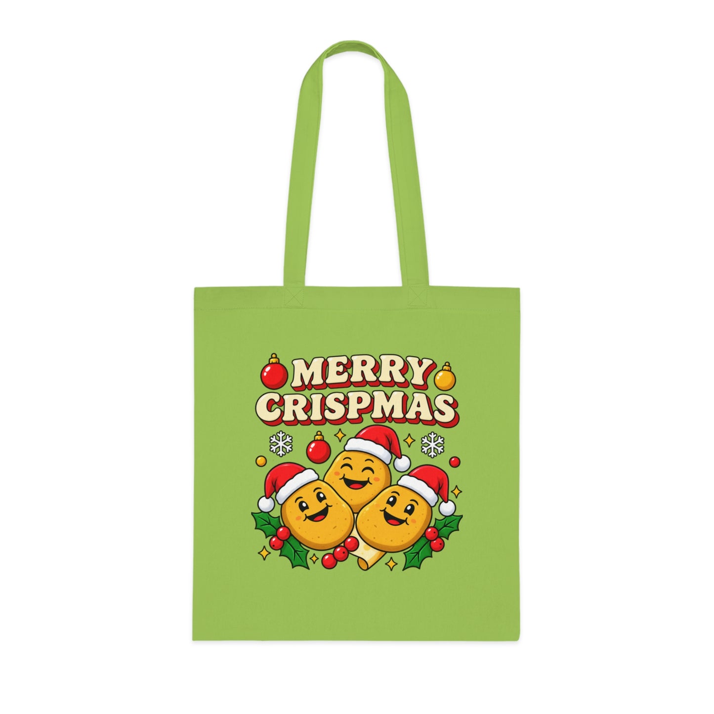 Merry Crispmas Christmas Tote Bag – Funny Festive Shopper