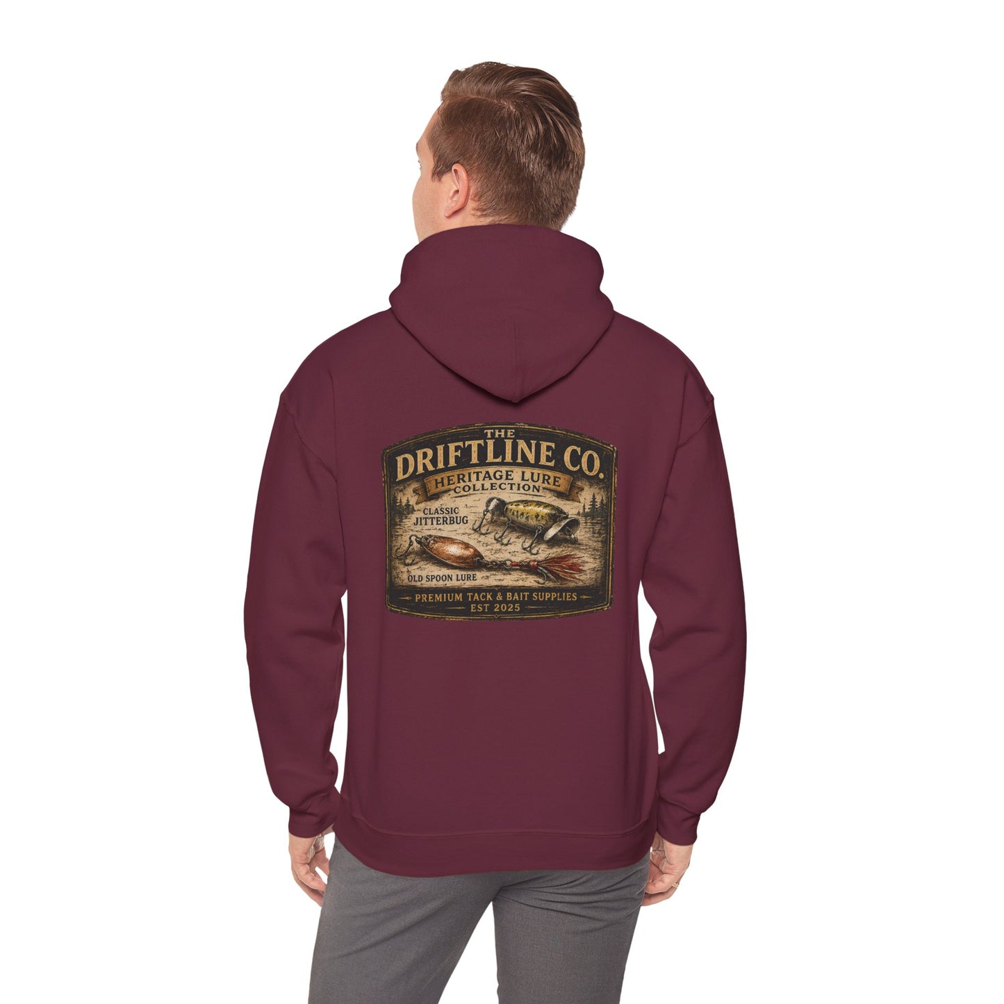The Driftline Company Heritage Lure Collection Hoodie