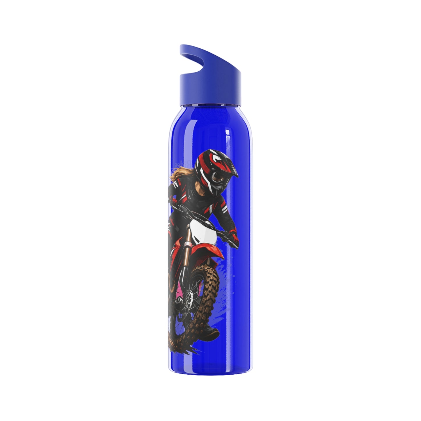 She Rides She Rules Motocross Water Bottle