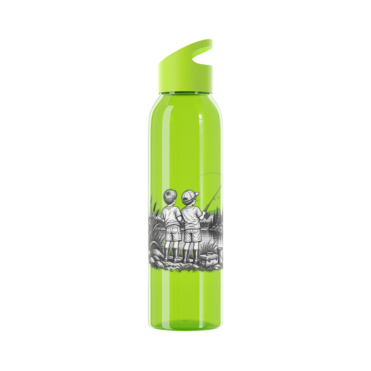 Fishing Friends Water Bottle – Illustrated Fishing Bottle