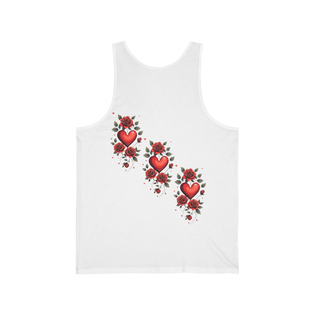 Hearts & Roses Tanktop mit doppelseitigem Print