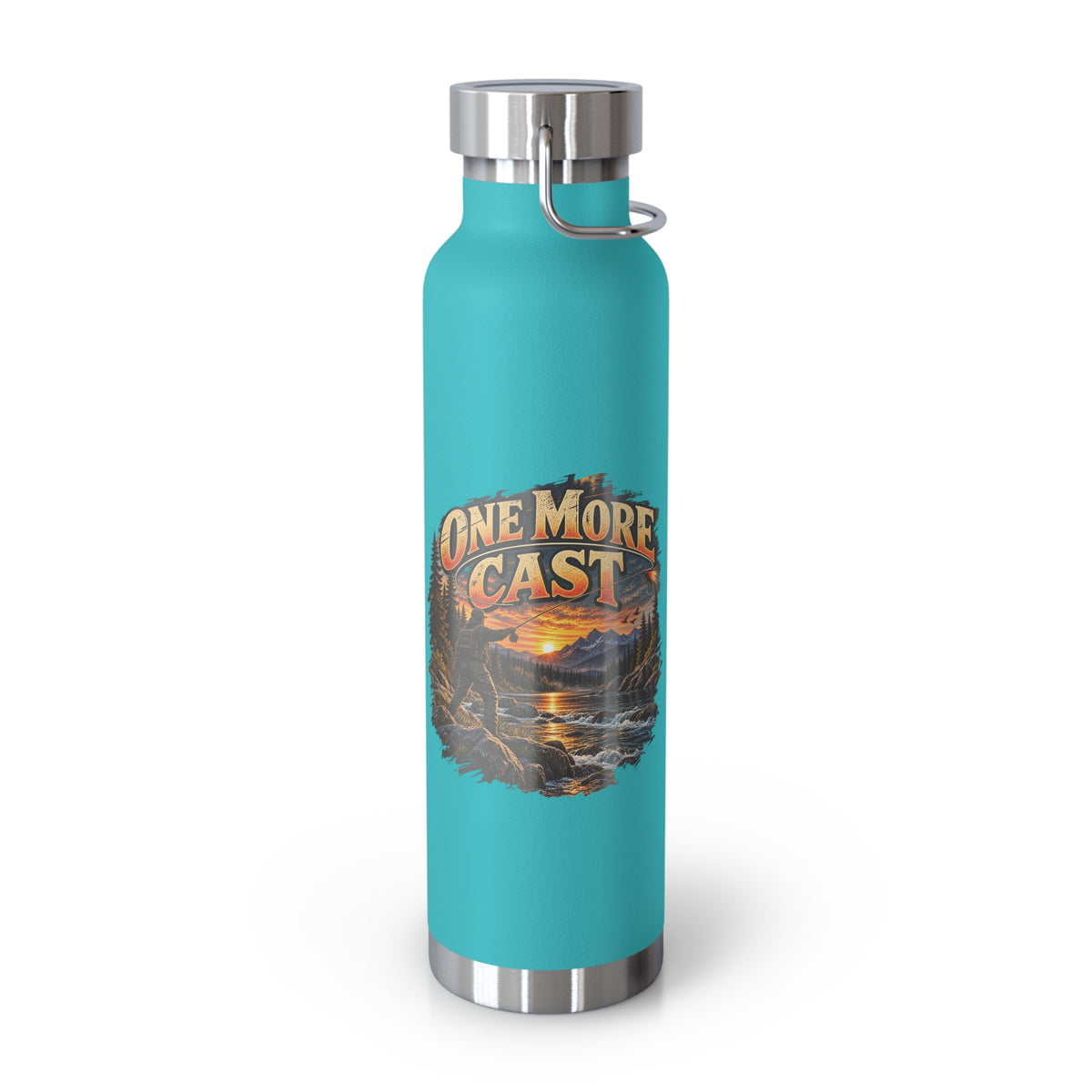 One More Cast Insulated Flask – Vintage Fishing Flask