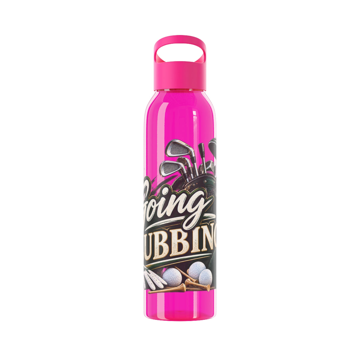 Going Clubbing Golf Water Bottle – Golfer Design