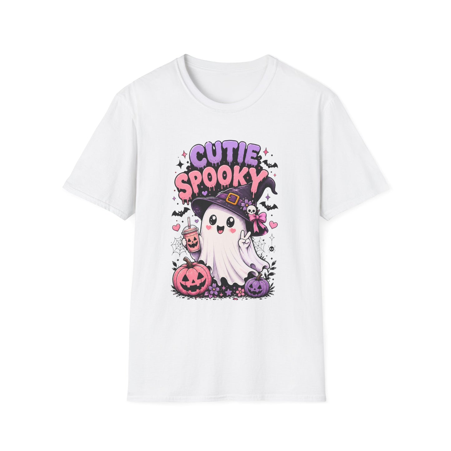 Cutie Spooky Ghost Halloween T-Shirt – Cute Graphic Tee