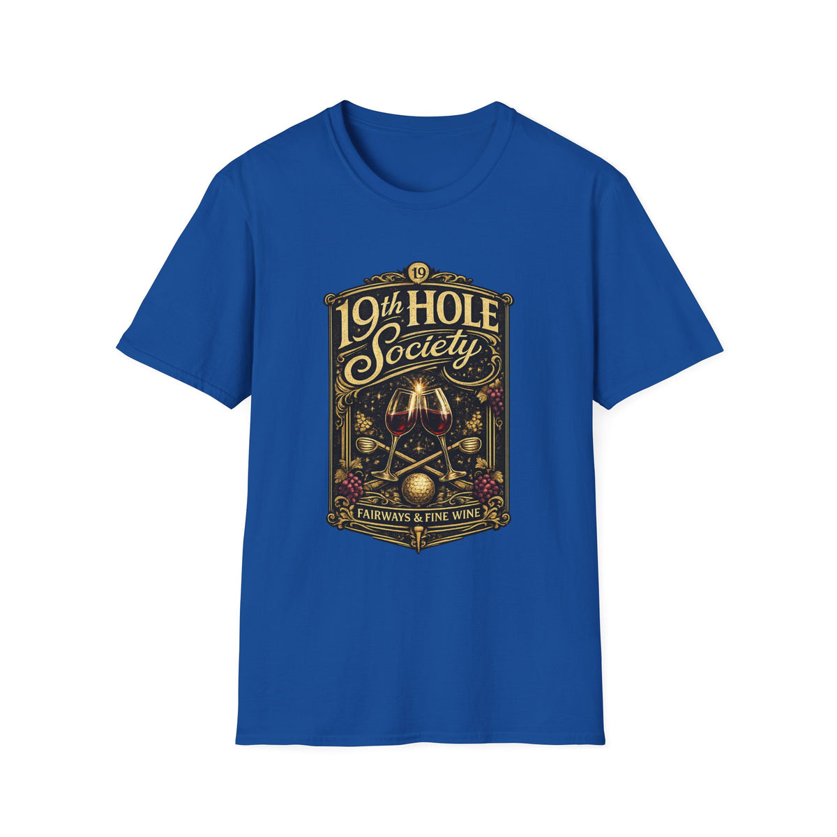 19th Hole Society Fairways and Fine Wine T-Shirt