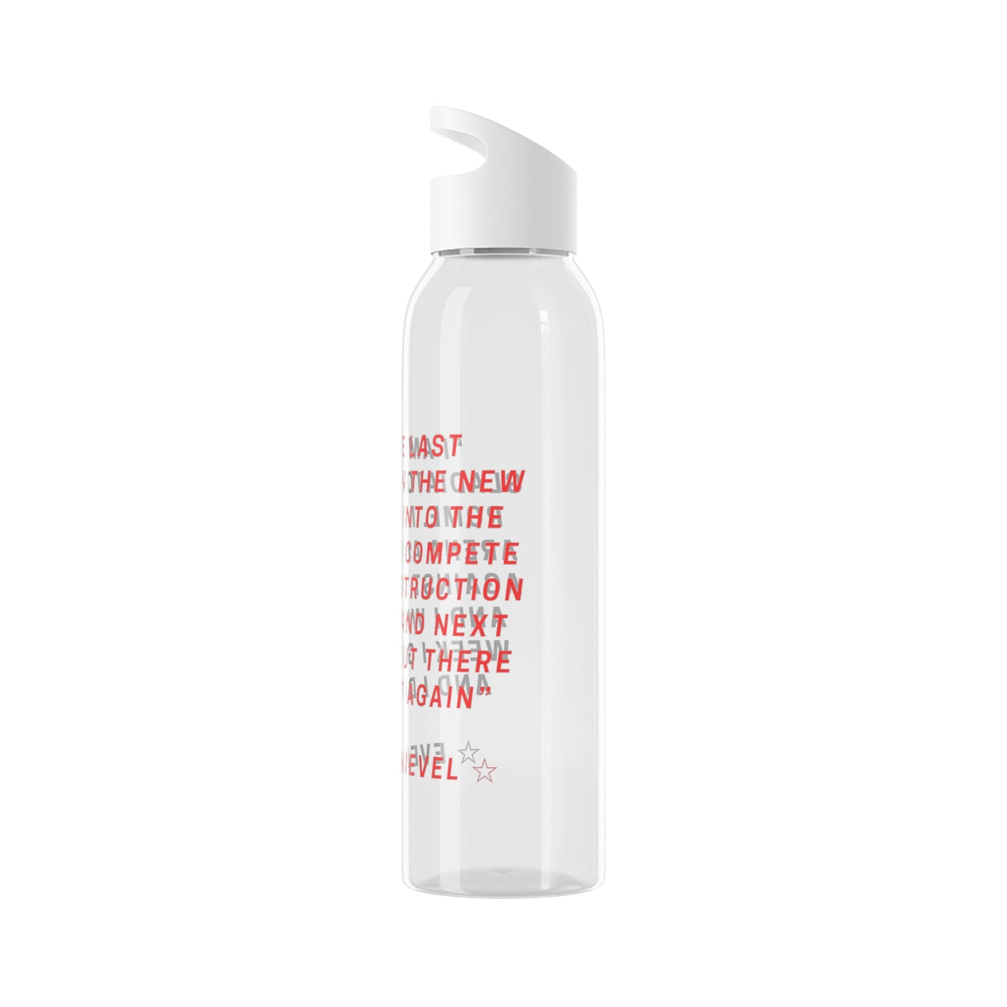 Evel Kneivel Legends Quote Water Bottle