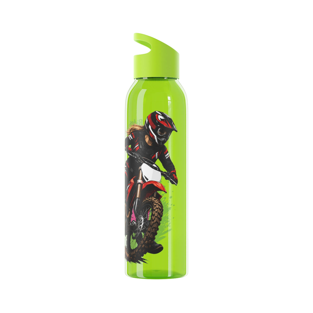 She Rides She Rules Motocross Water Bottle