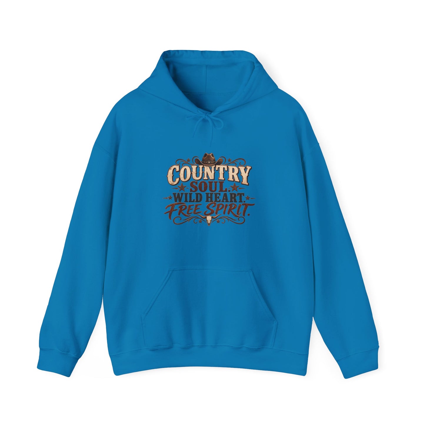 Country Soul Wild Heart Free Spirit Hoodie – Western Country Hoodie