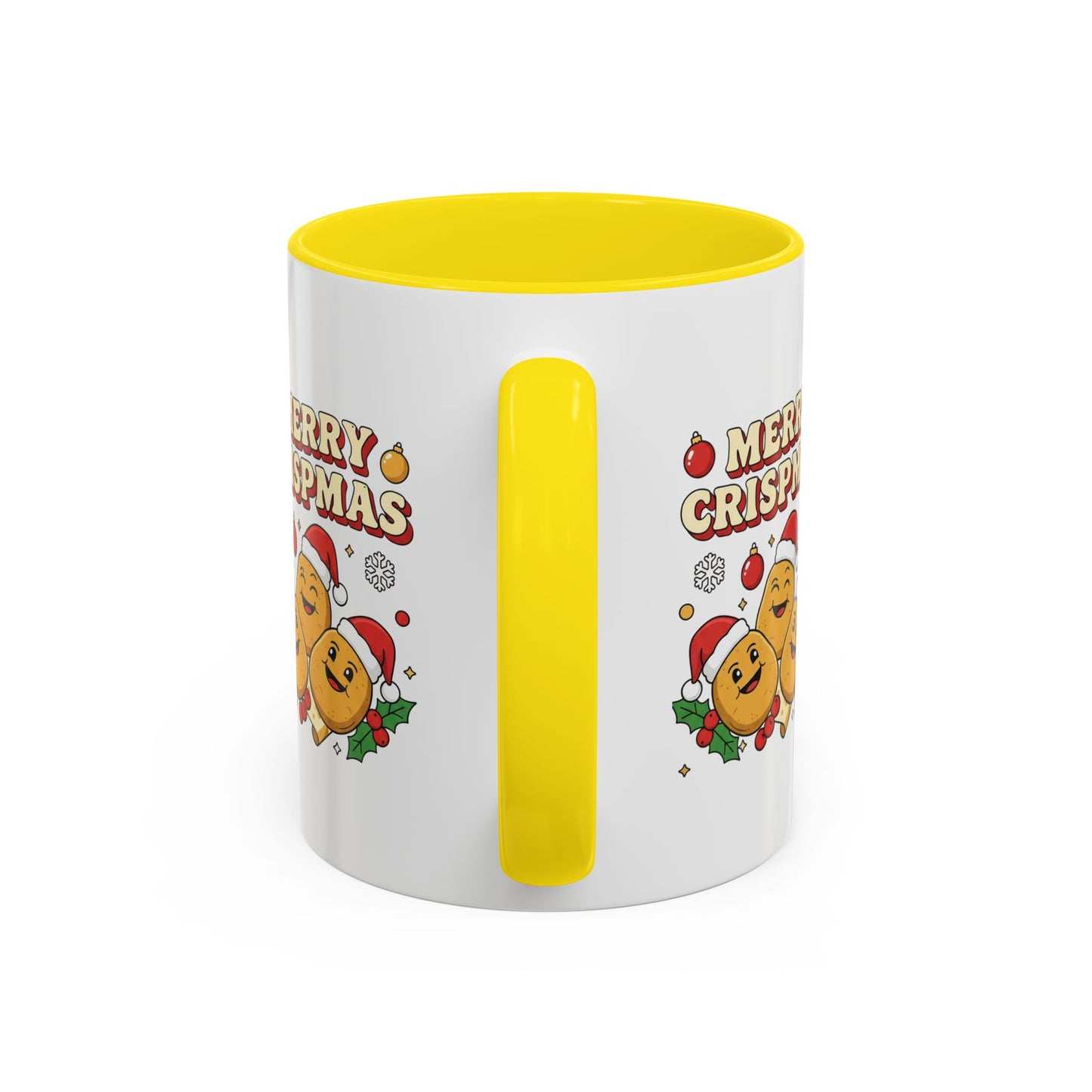 Merry Crispmas Christmas Accent Mug – Funny Festive Mug