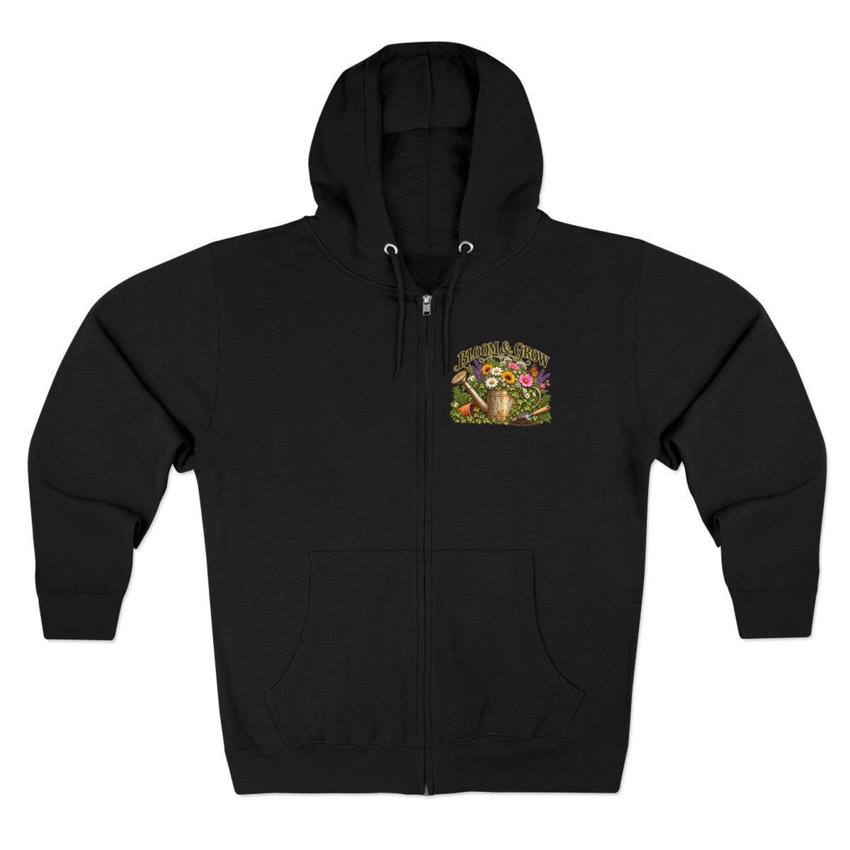 Bloom & Grow Vintage Garden – Zip Hoodie