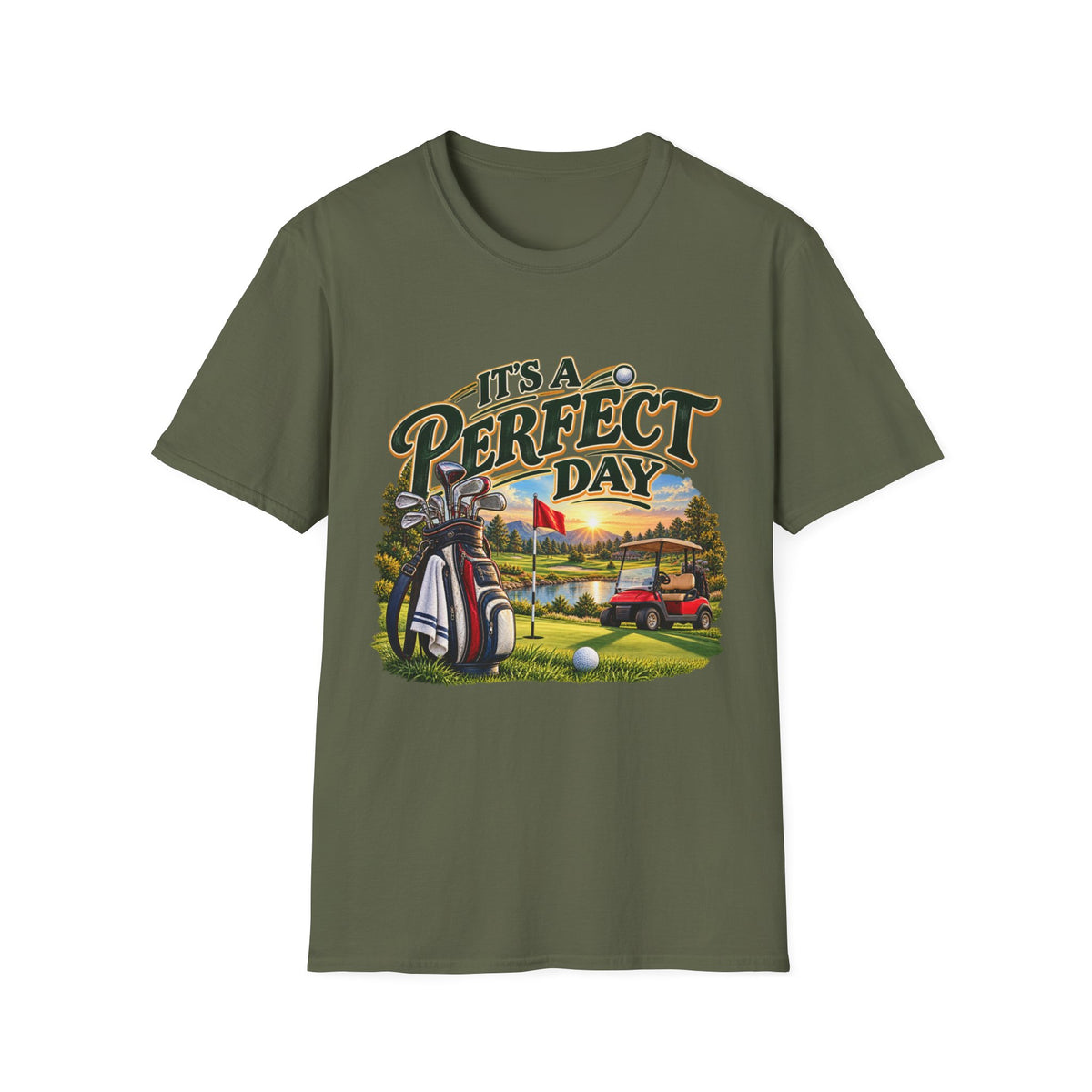 T-Shirt de golf C'est une journée parfaite pour le golf