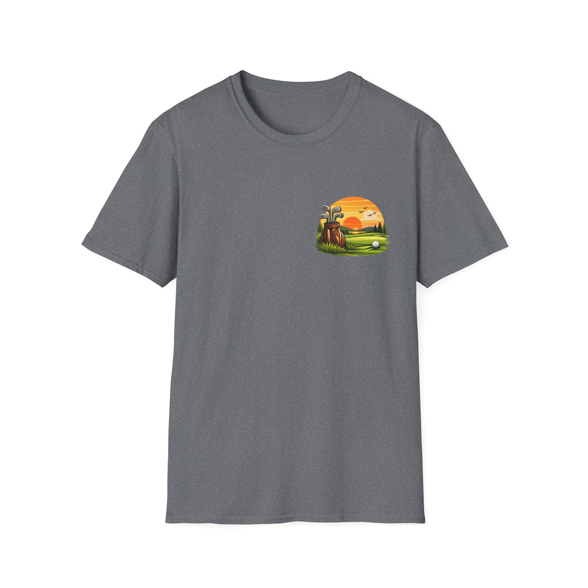 Sunset Golf T-Shirt – Minimal Golf Design