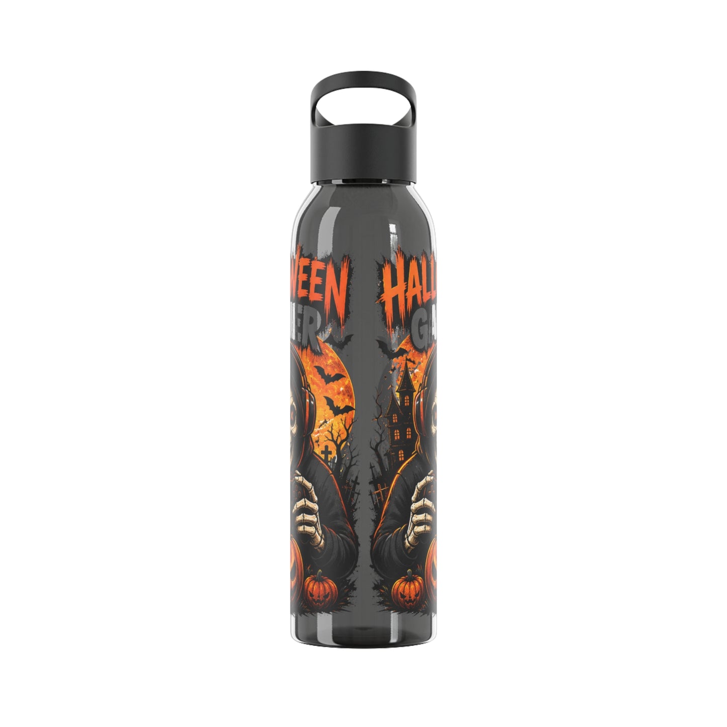 Halloween Gamer Water Bottle – Skull Gaming Bottle