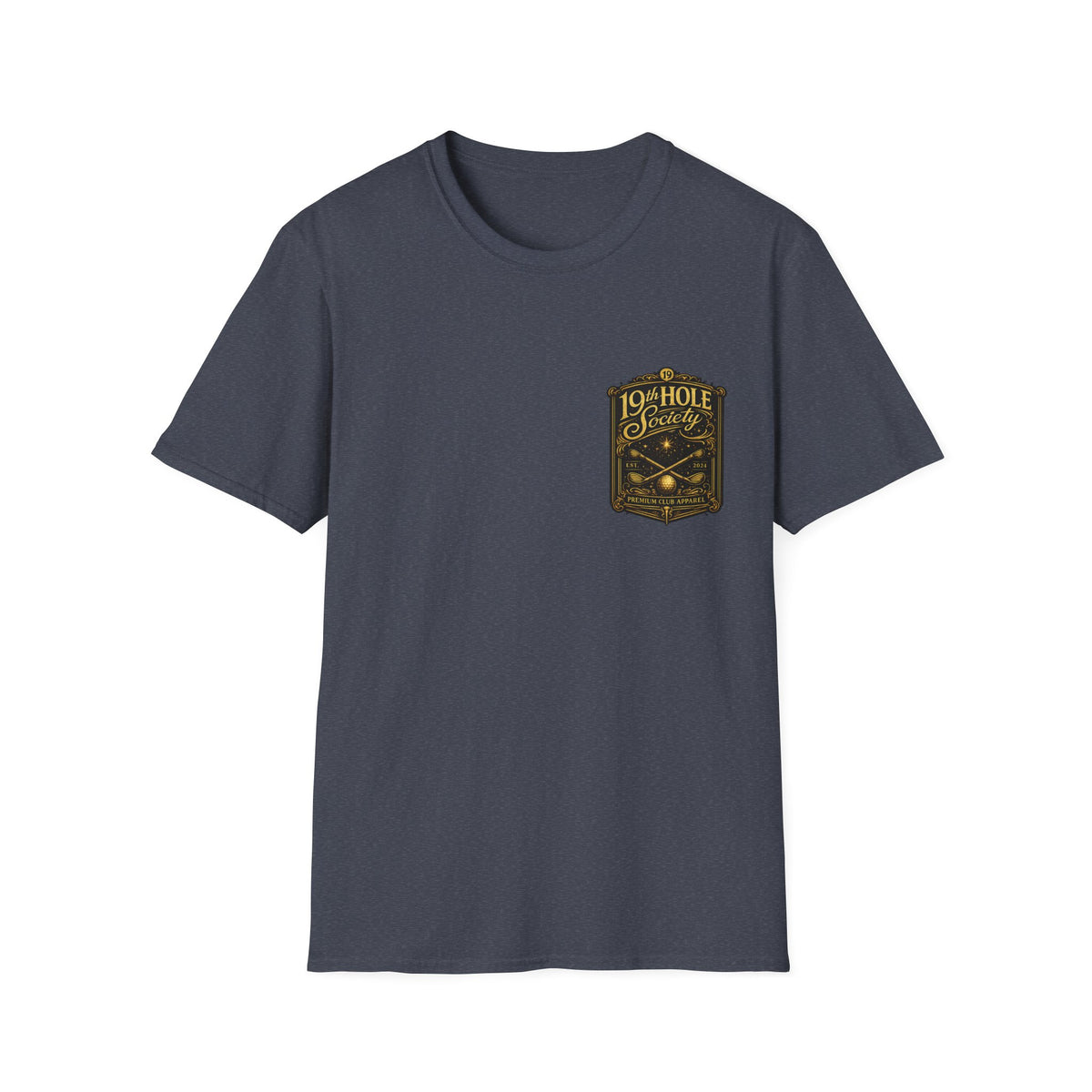 19th Hole Society Champagne and Golf T-Shirt