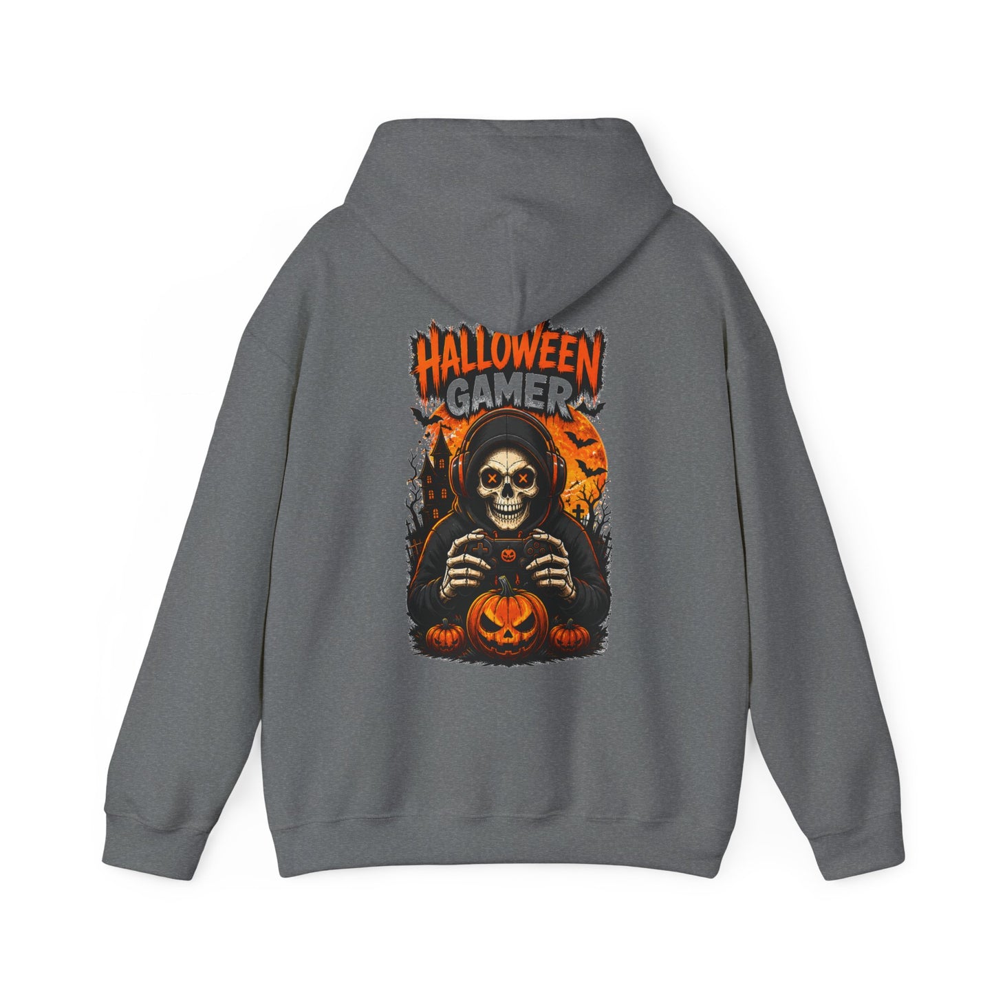 Halloween Gamer Hoodie – Skull Gaming Halloween Hoodie