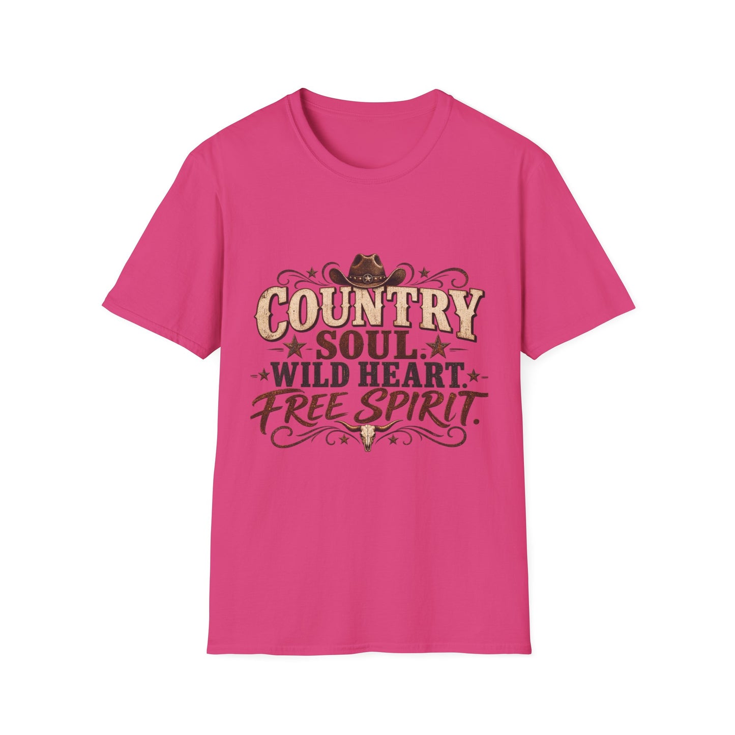 Country Soul Wild Heart Free Spirit T-Shirt – Western Country Tee