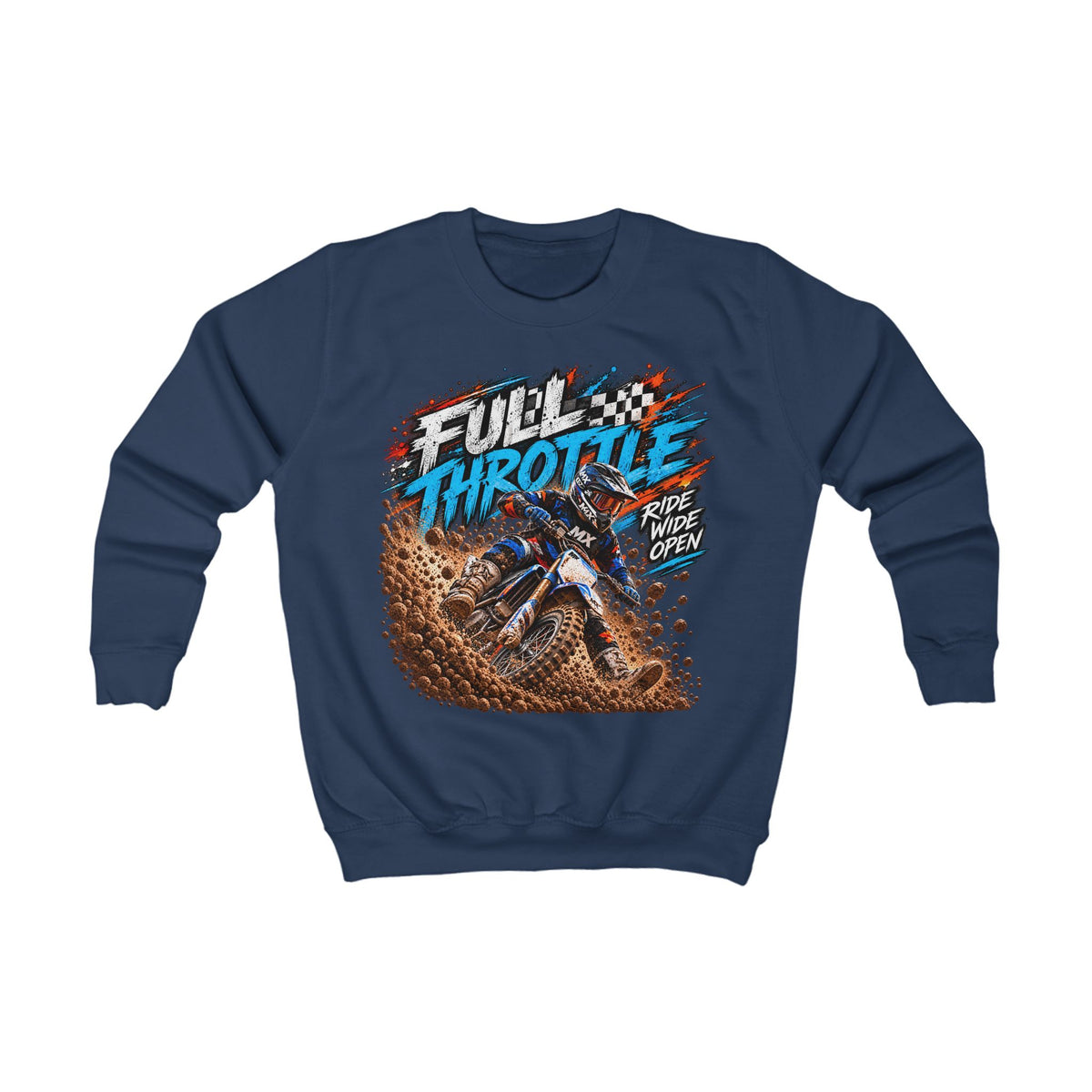 Full Throttle Youth Sweatshirt – Kids Motocross Jumper