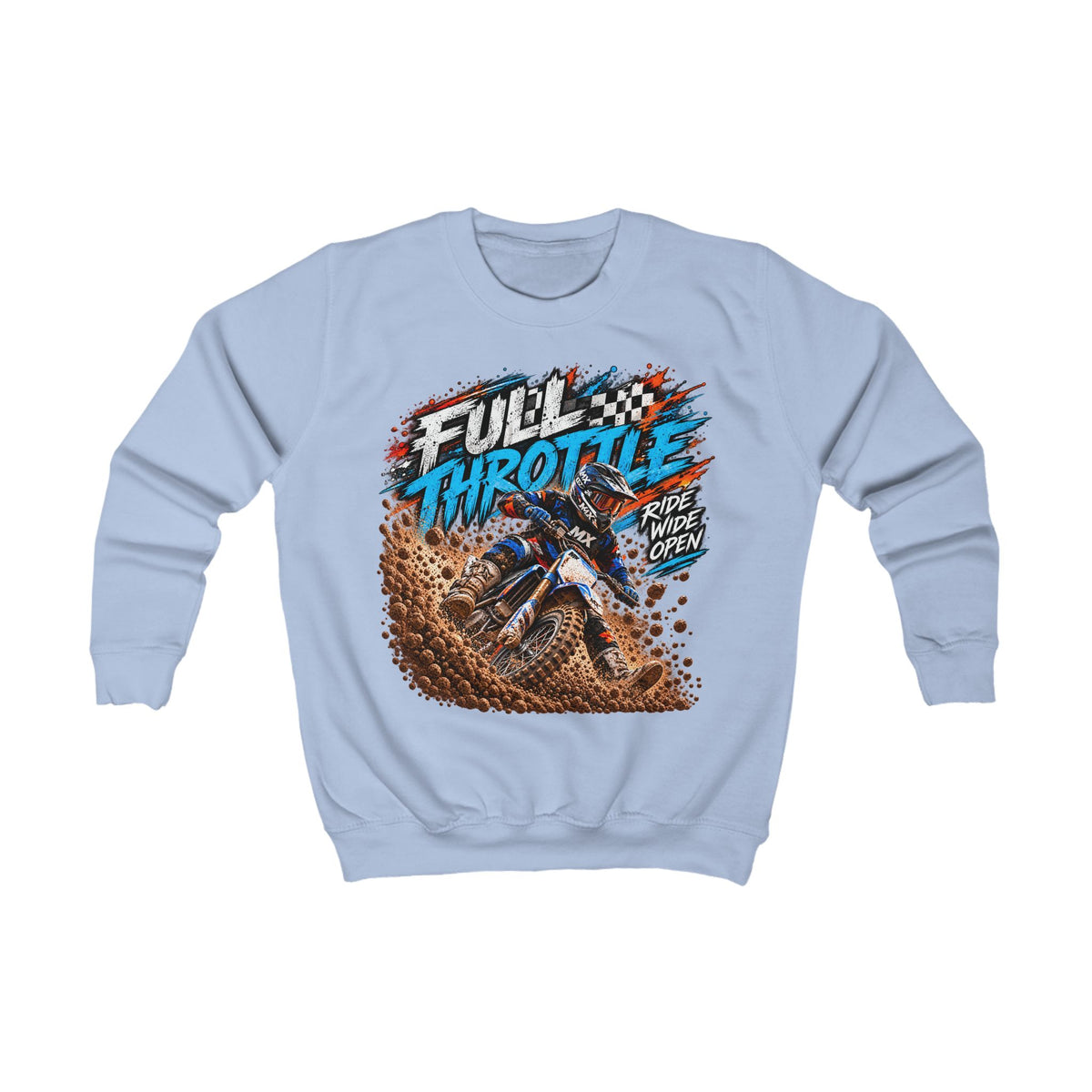 Full Throttle Youth Sweatshirt – Kids Motocross Jumper