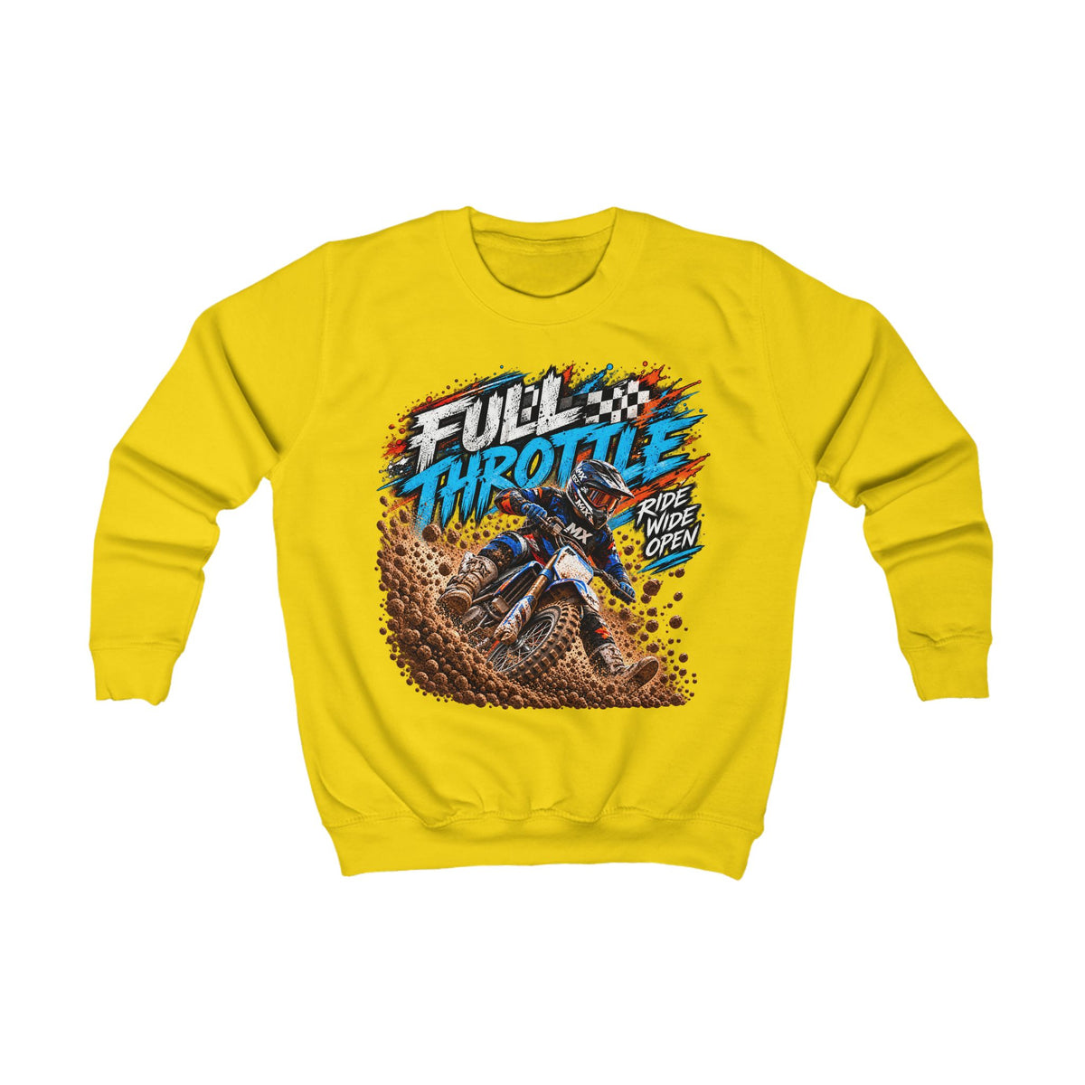 Full Throttle Youth Sweatshirt – Kids Motocross Jumper