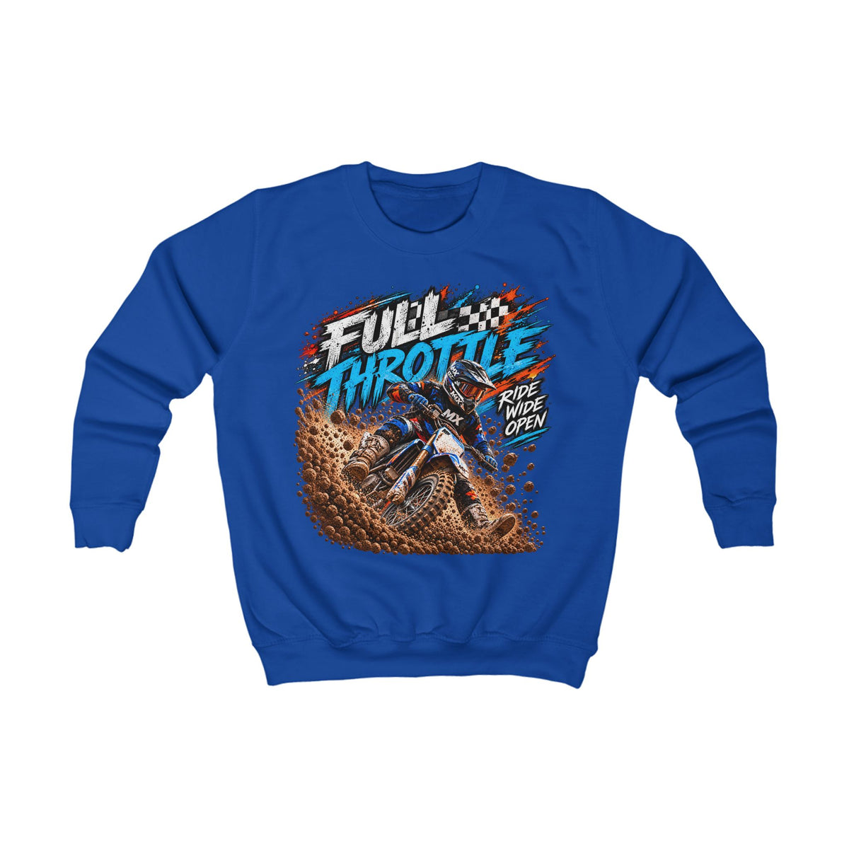 Full Throttle Youth Sweatshirt – Kids Motocross Jumper