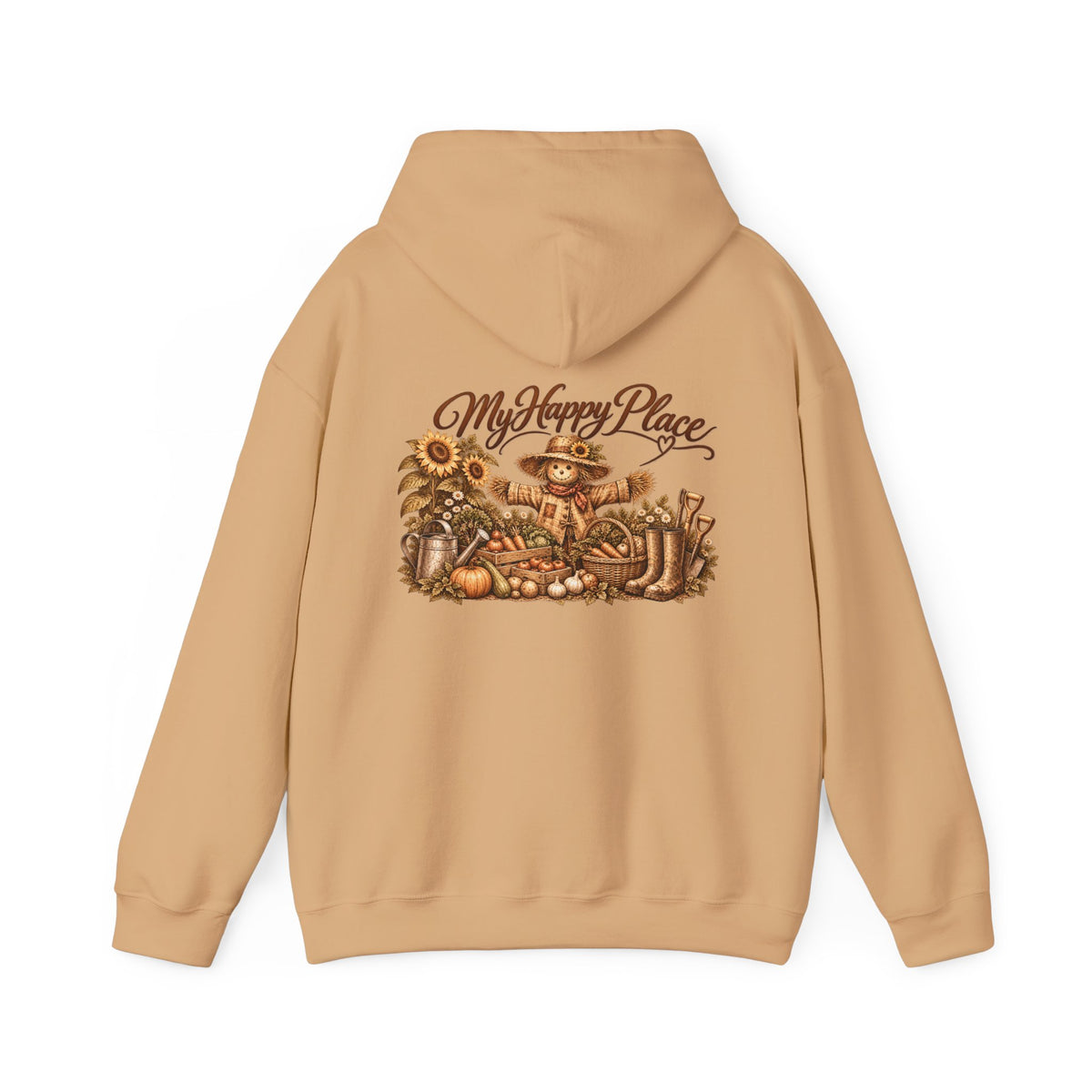 My Happy Place Vintage Style Gärtner-Kapuzenpullover