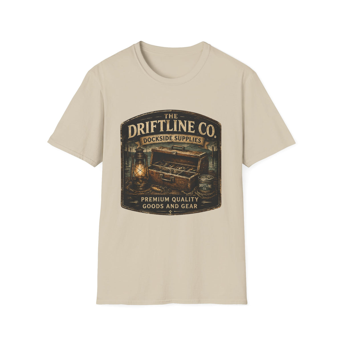 The Driftline Company – Dockside Supplies Indigo Blue T-Shirt