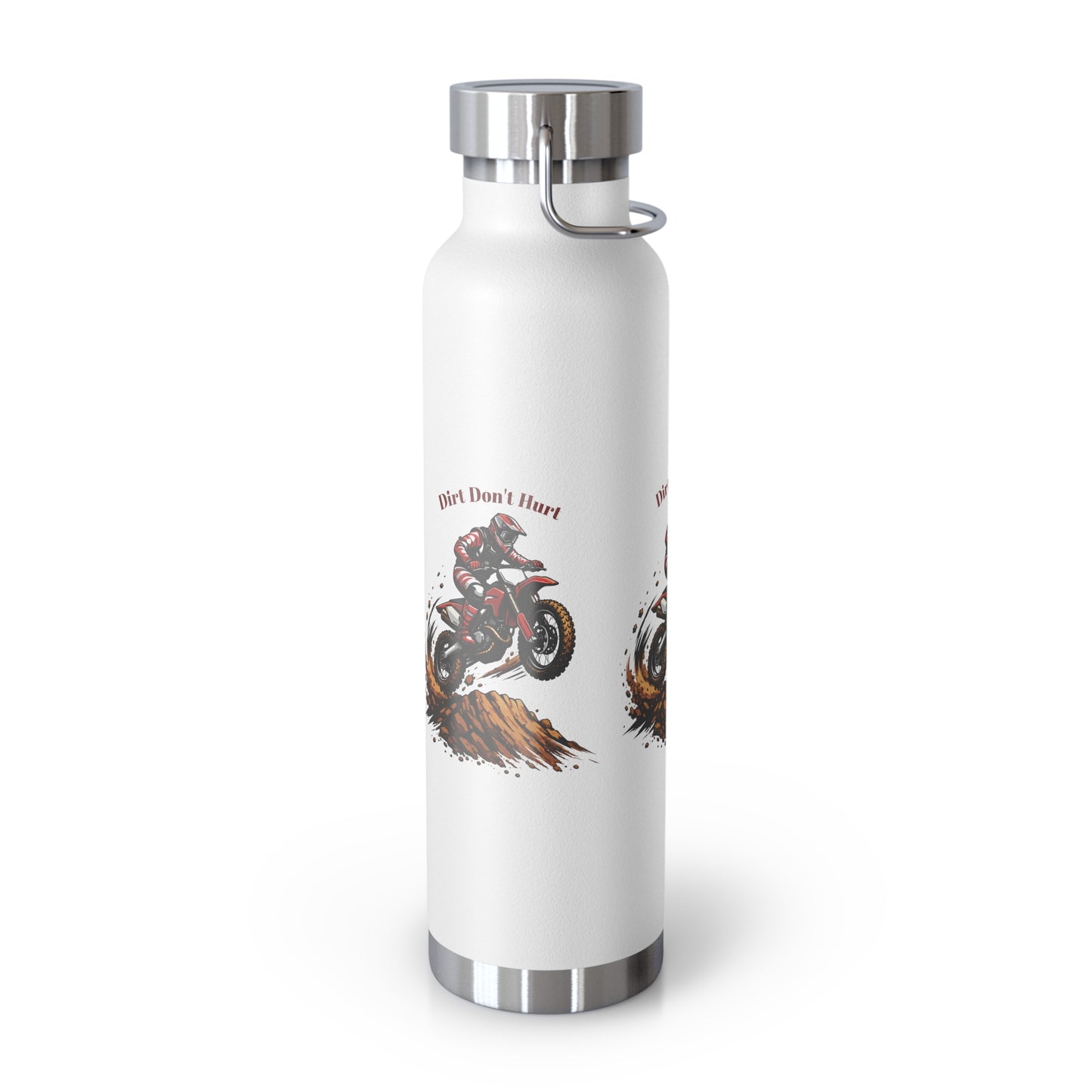 Dirt Don’t Hurt Moto Water Bottle — 22oz Insulated Stainless Steel