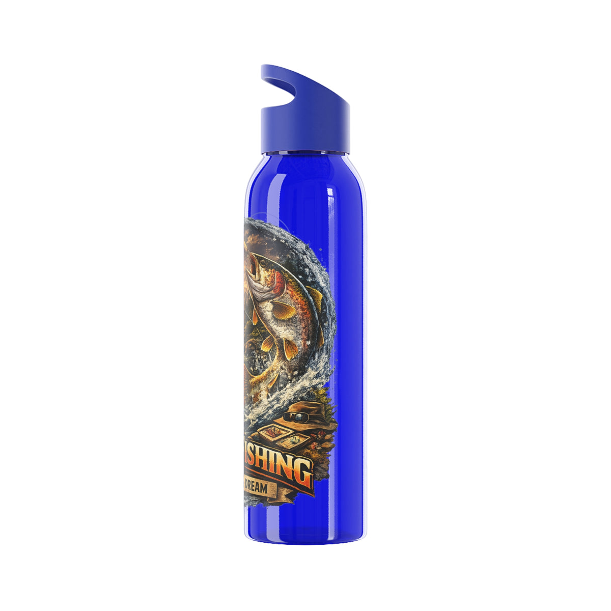 Gourde River Fishing Living the Dream – Bouteille de pêche pour pêcheur
