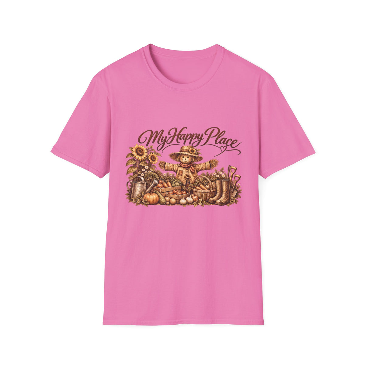T-Shirt "Happy Place Gardening"