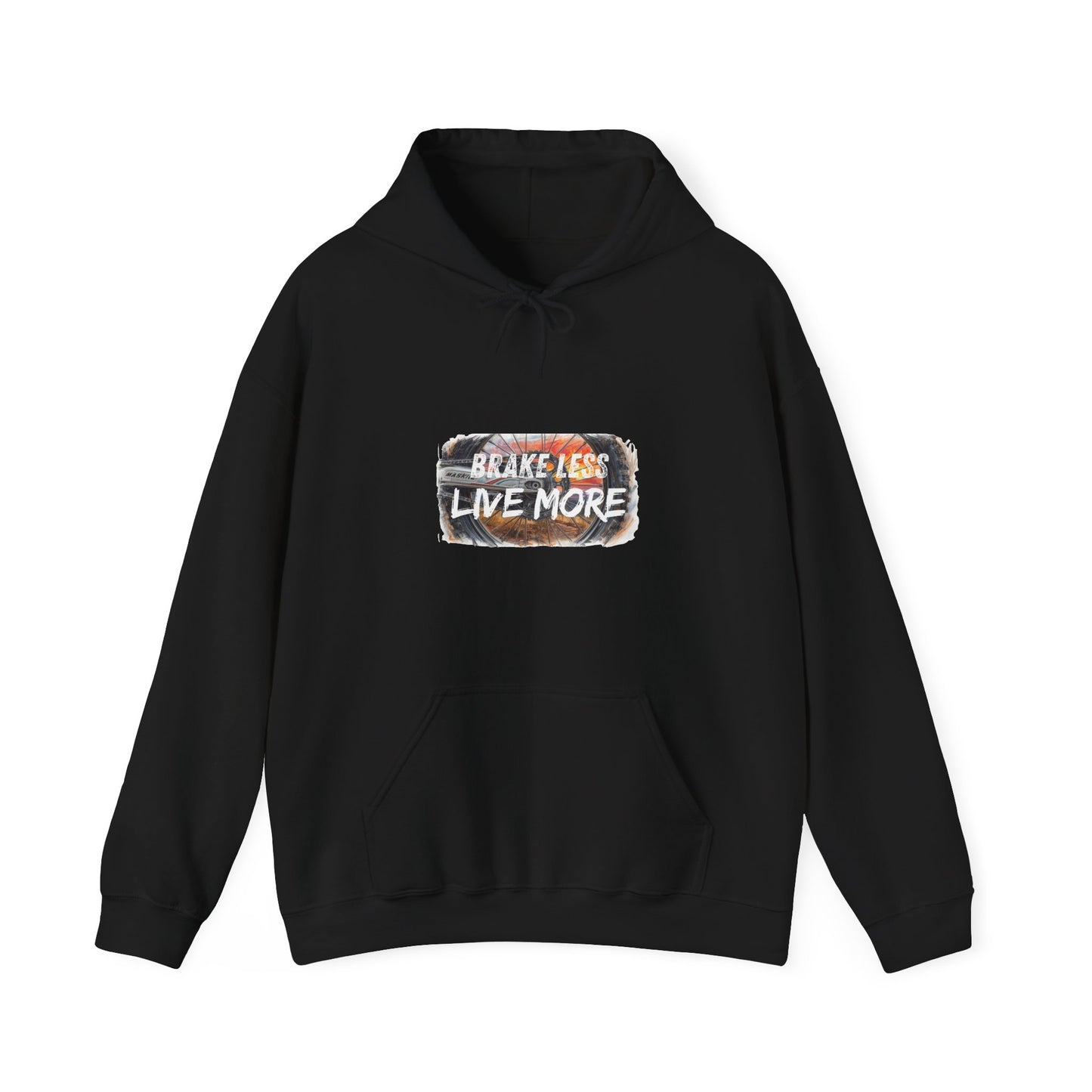 Brake Less Live More Hoodie — Motocross Graphic Pullover