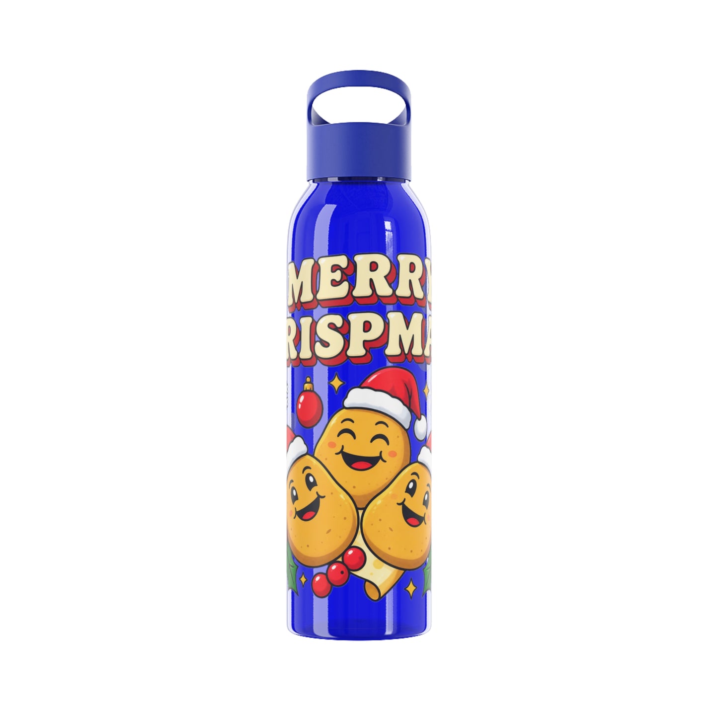 Merry Crispmas Christmas Water Bottle – Festive Drinks Bottle