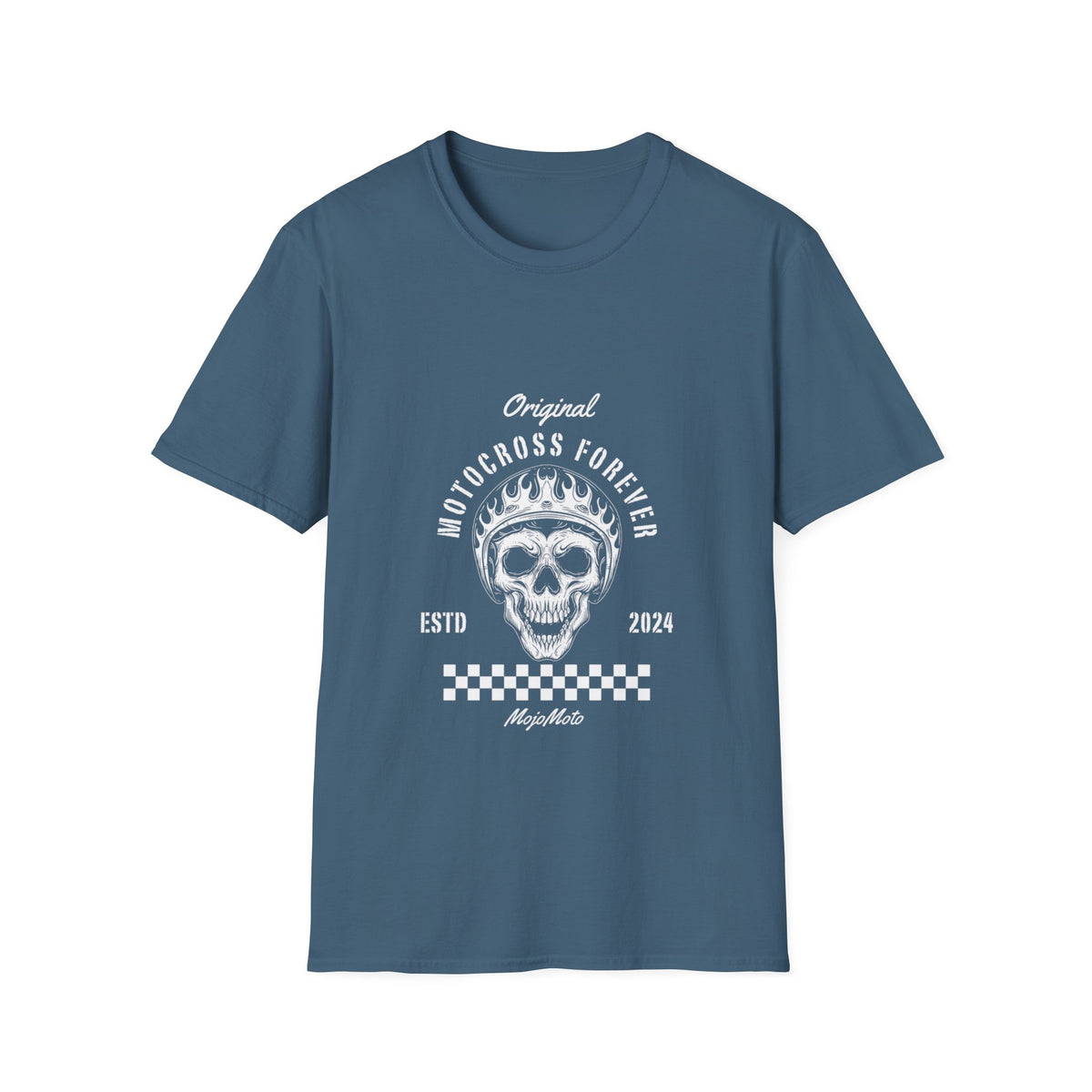 T-shirt Motocross Forever – Haut avec pilote de moto cross à tête de mort