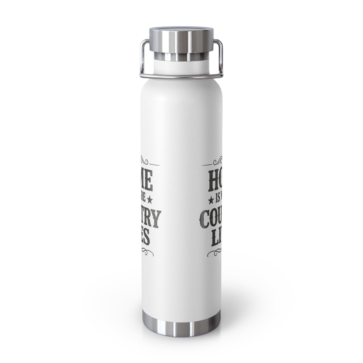 Home Is Where Country Lives Insulated Flask – 22oz Country Water Bottle