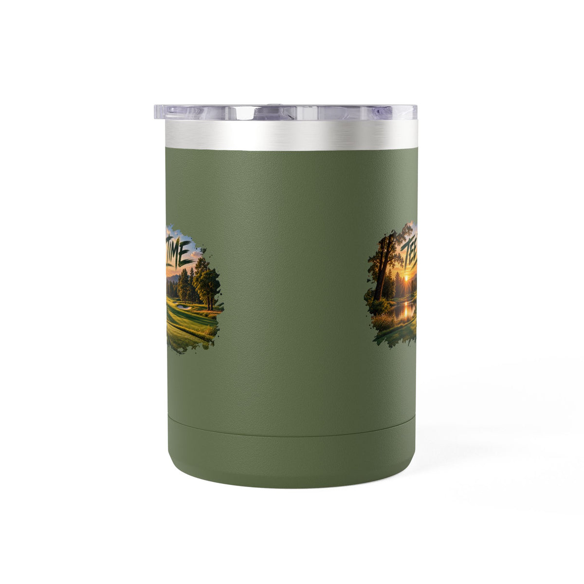Tee Time Golf Insulated Mug – 15oz Stainless Steel Tumbler