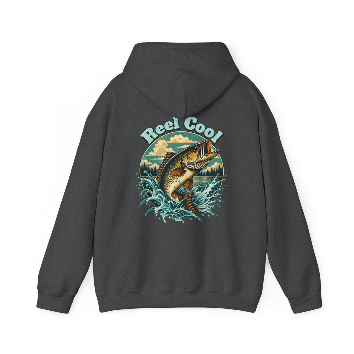 Reel Cool Back Print Hoodie – Retro Fishing Hoodie