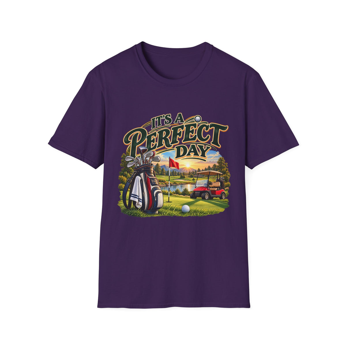 T-Shirt de golf C'est une journée parfaite pour le golf
