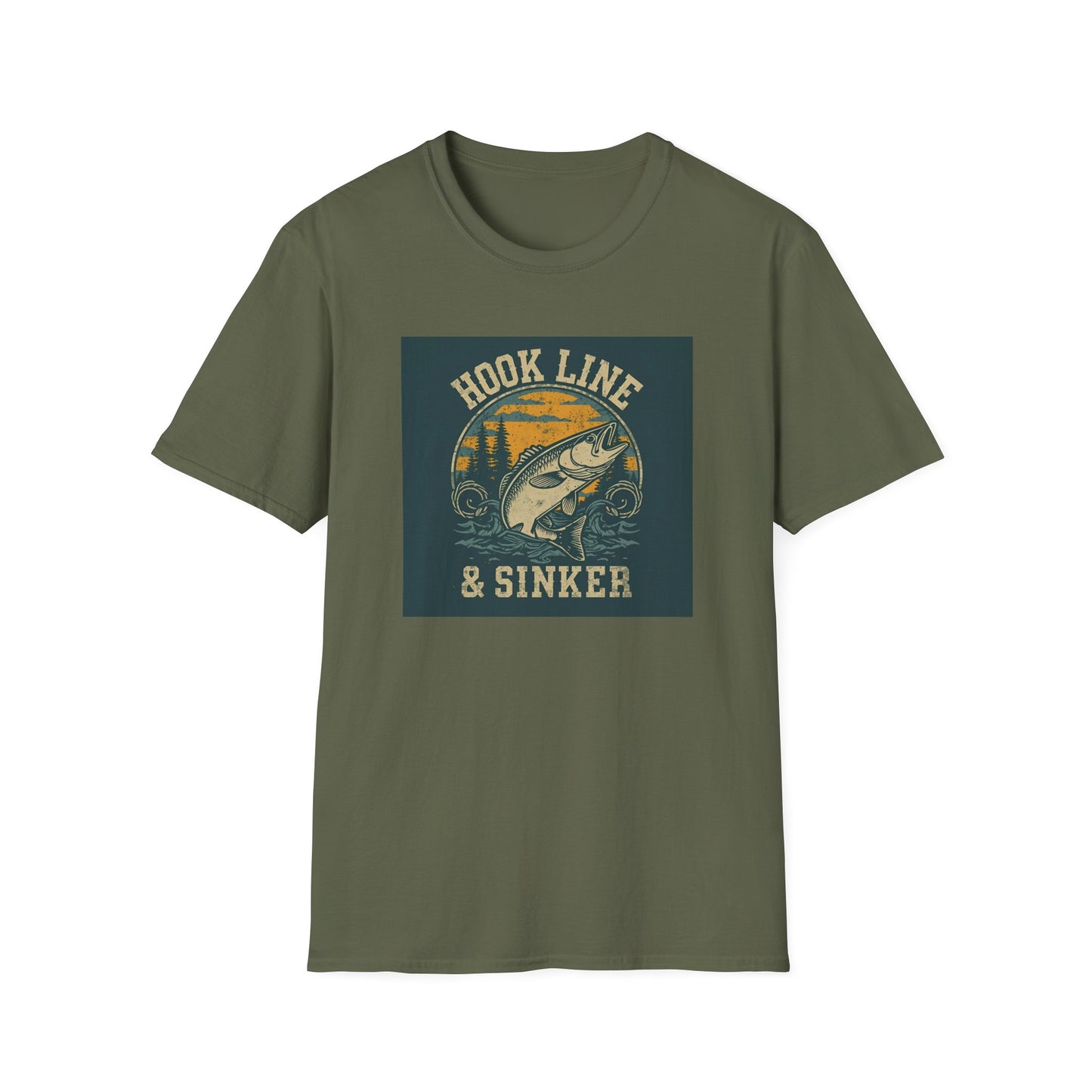 Hook Line & Sinker Fishing T-Shirt for Outdoors Enthusiasts