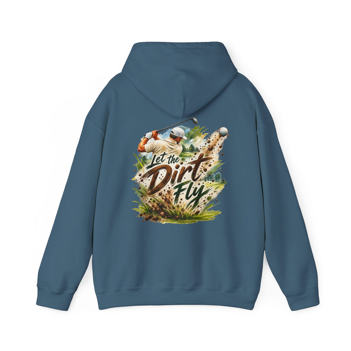 Sweat à capuche de golf - Pull de golfeur "Laisse la terre voler"