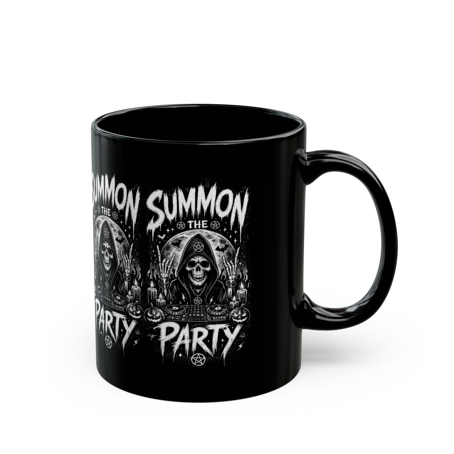Summon the Party Black Mug