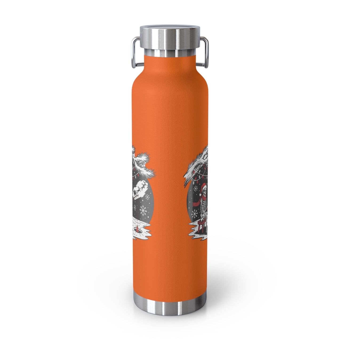 Merry Fishing Christmas Insulated Flask – Festive Fishing Bottle