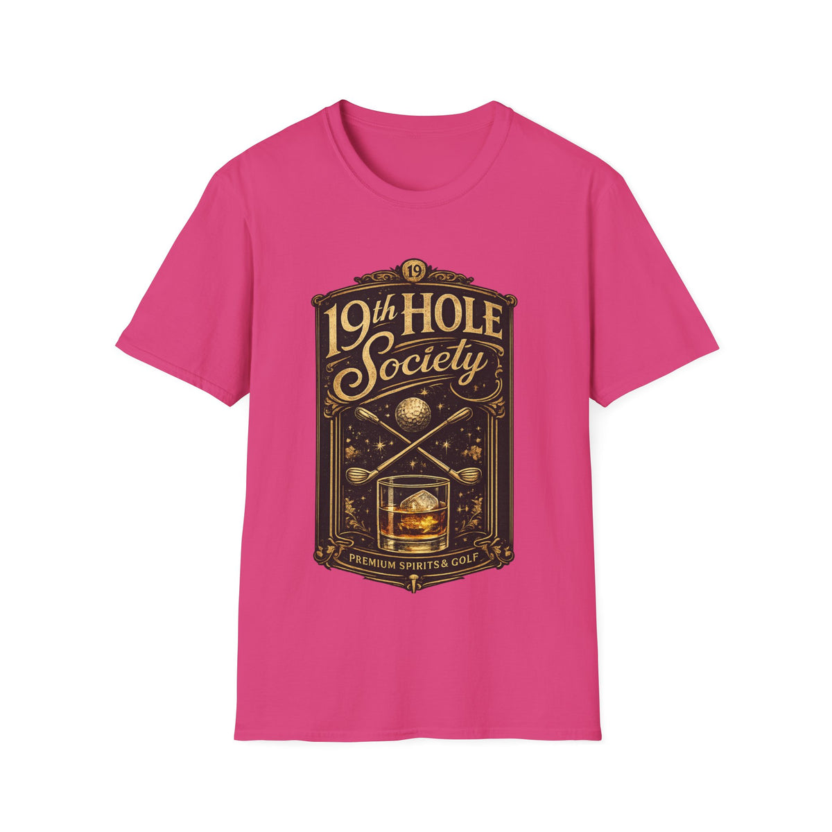 19th Hole Society Fine Spirits and Golf T-Shirt