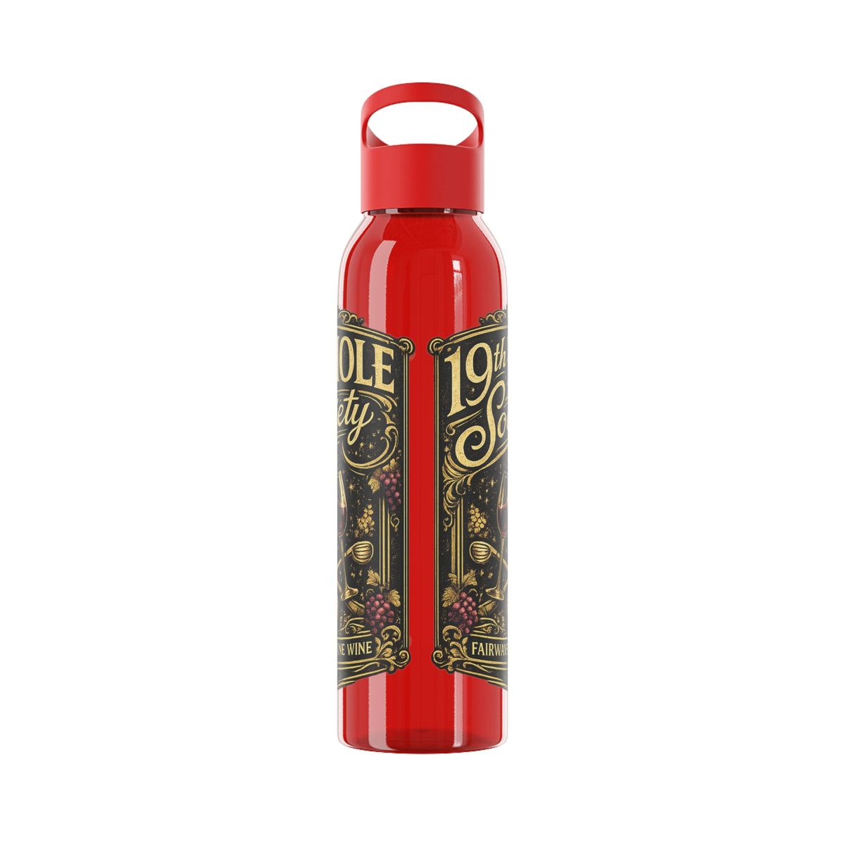 19th Hole Society Fairways and Wine Water Bottle