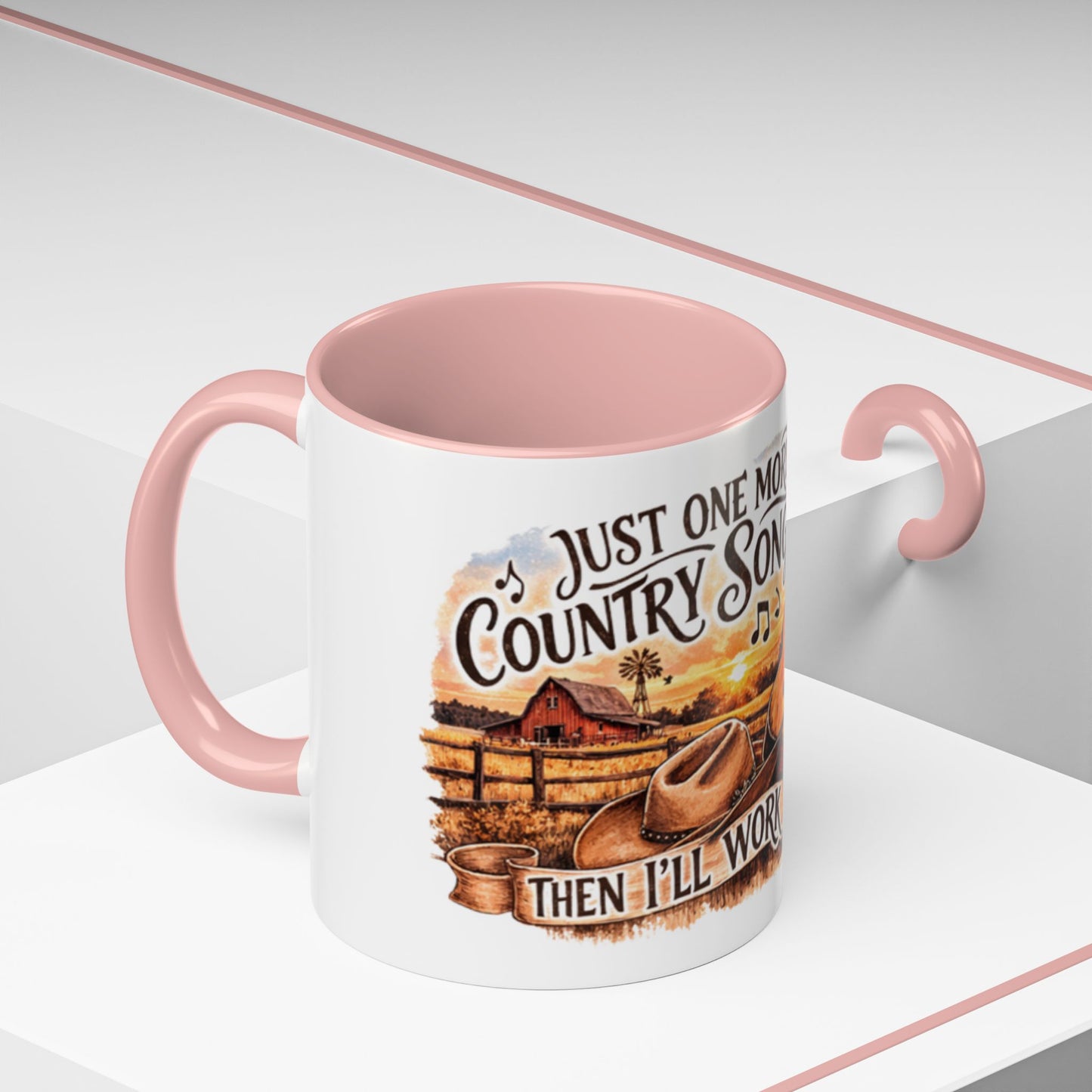Mug à café country - Mug accent "Juste une autre chanson country" (325 ml)
