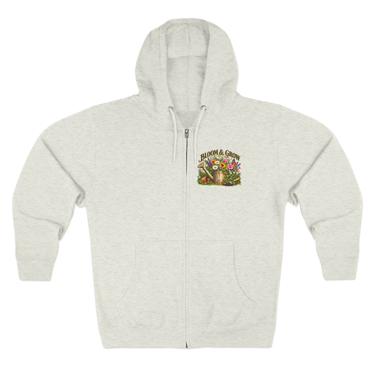 Bloom & Grow Vintage Garden – Zip Hoodie