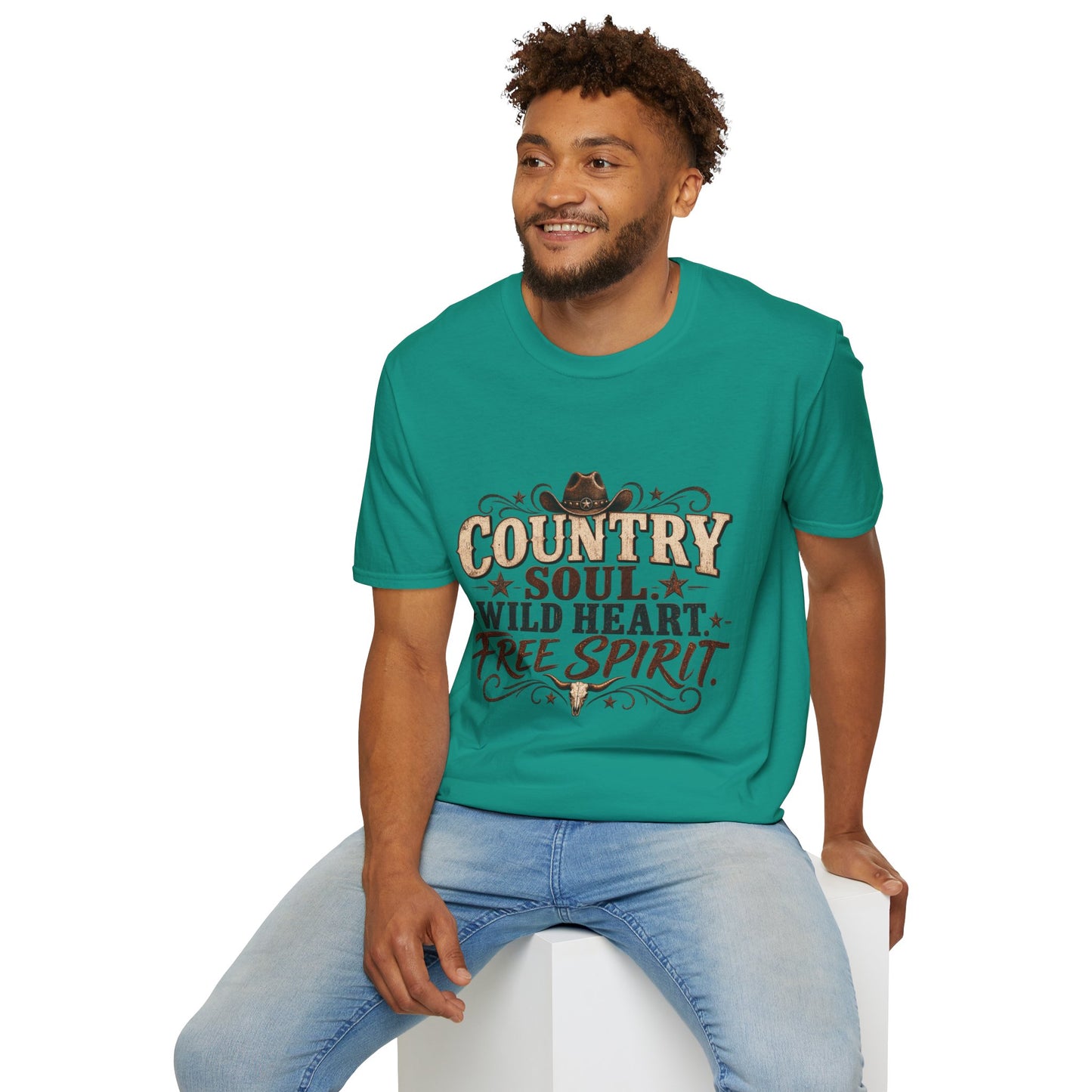 Country Soul Wild Heart Free Spirit T-Shirt – Western Country Tee