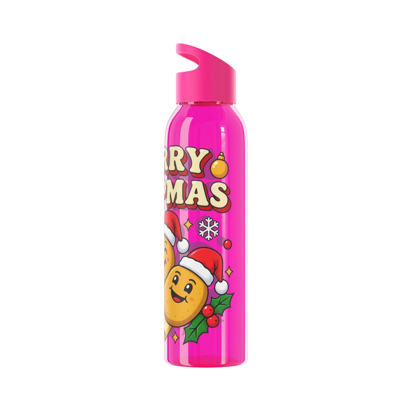 Merry Crispmas Christmas Water Bottle – Festive Drinks Bottle
