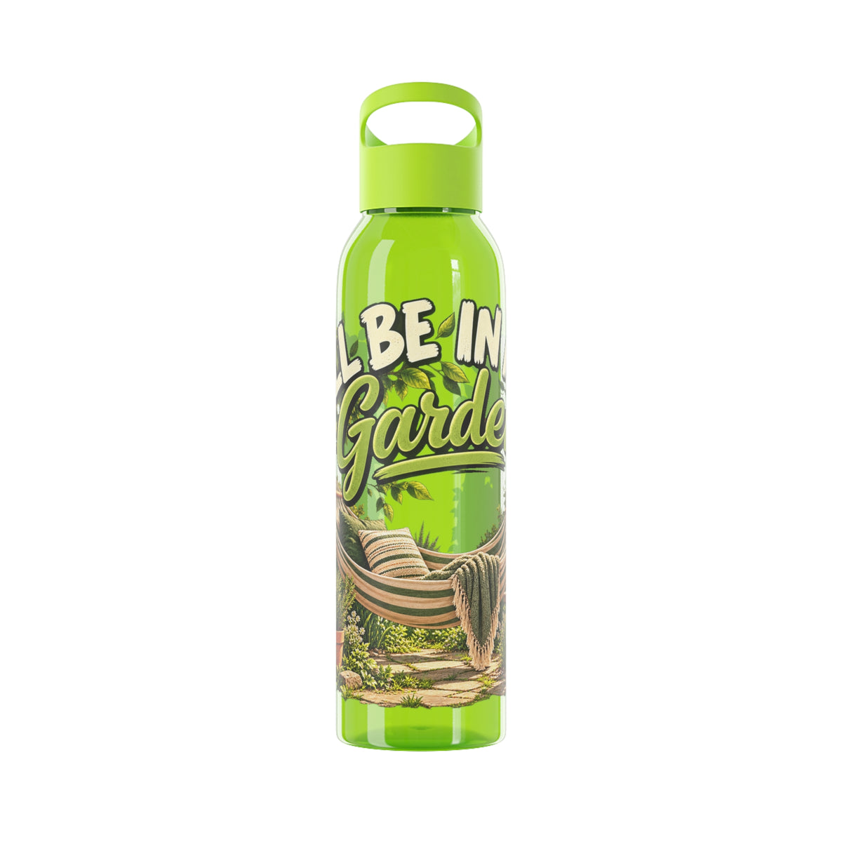 I'll Be In My Garden – Slimline Water Bottle