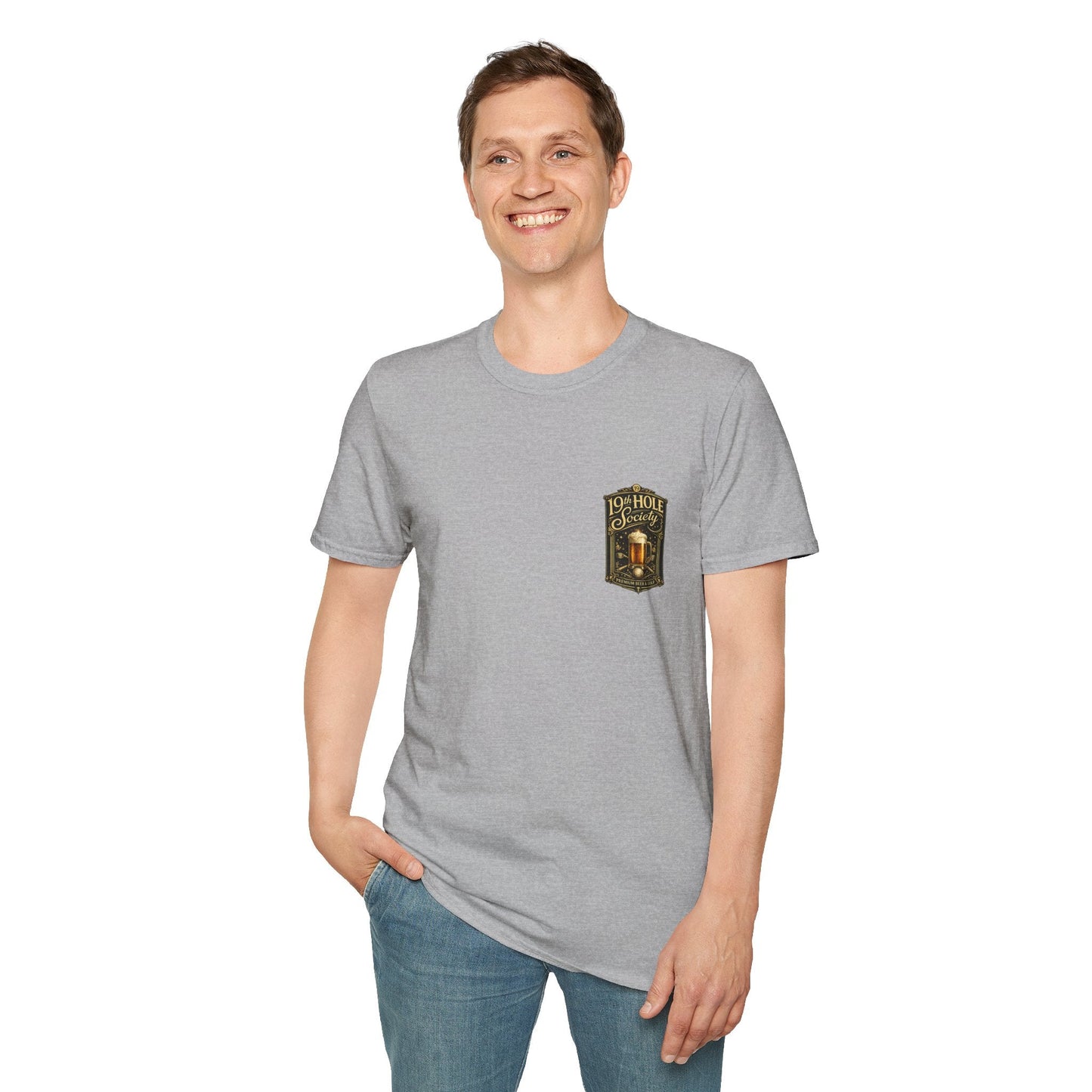 19th Hole Society Beer & Golf T-Shirt - SJM Print Store