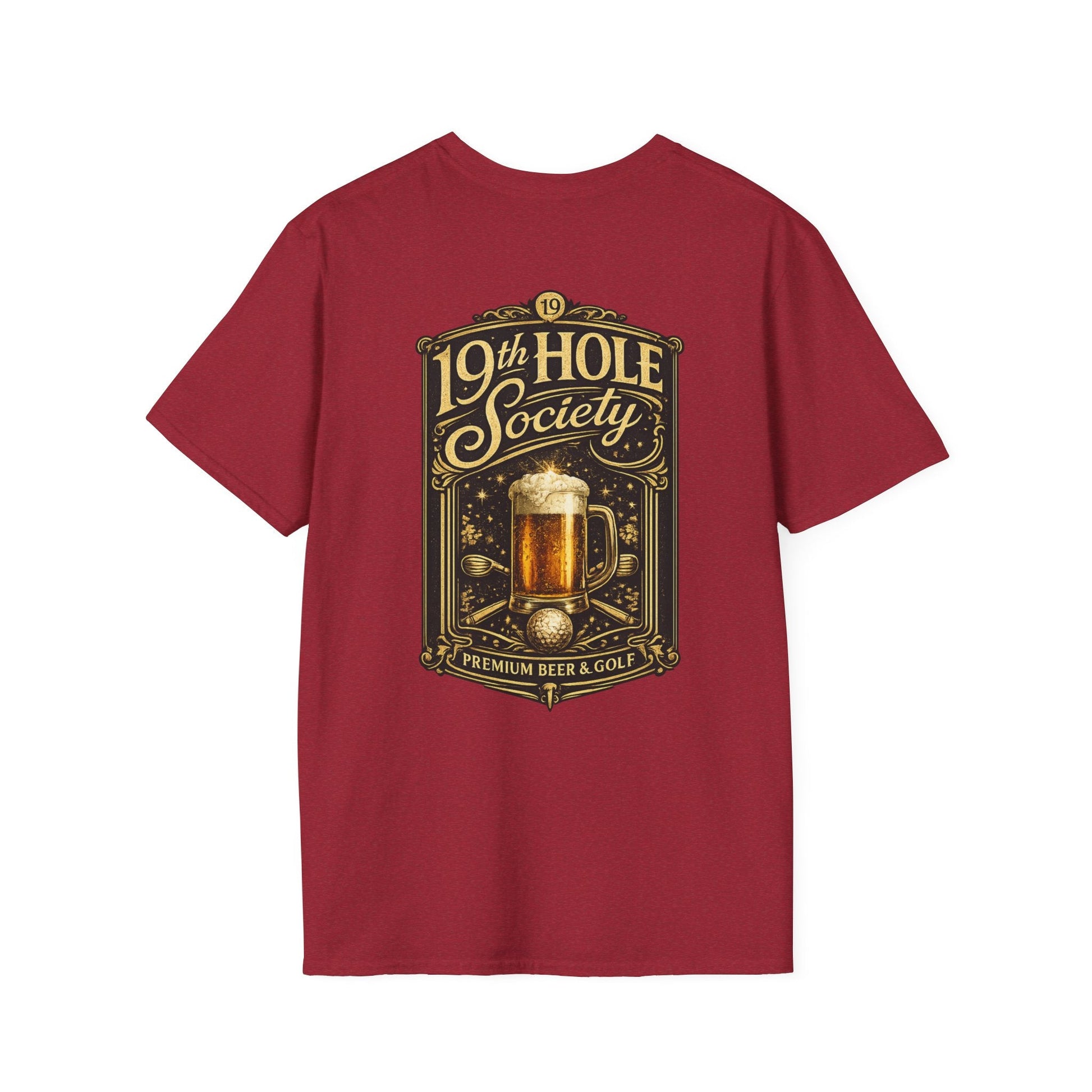 19th Hole Society Beer & Golf T-Shirt - SJM Print Store